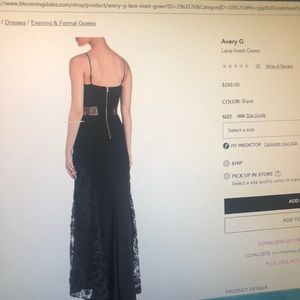 Formal dress